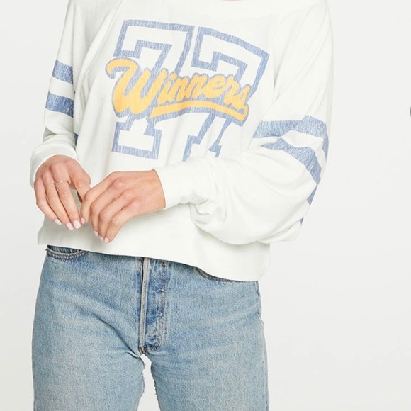 NWT Chaser Cropped lightweight sweatshirt - Picture 2 of 7